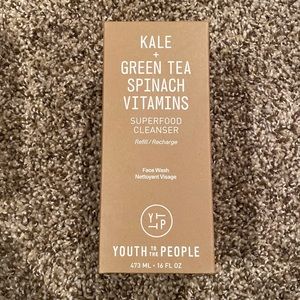 Youth to the people kale+green tea spinach vitamins superfood cleanser. Refill